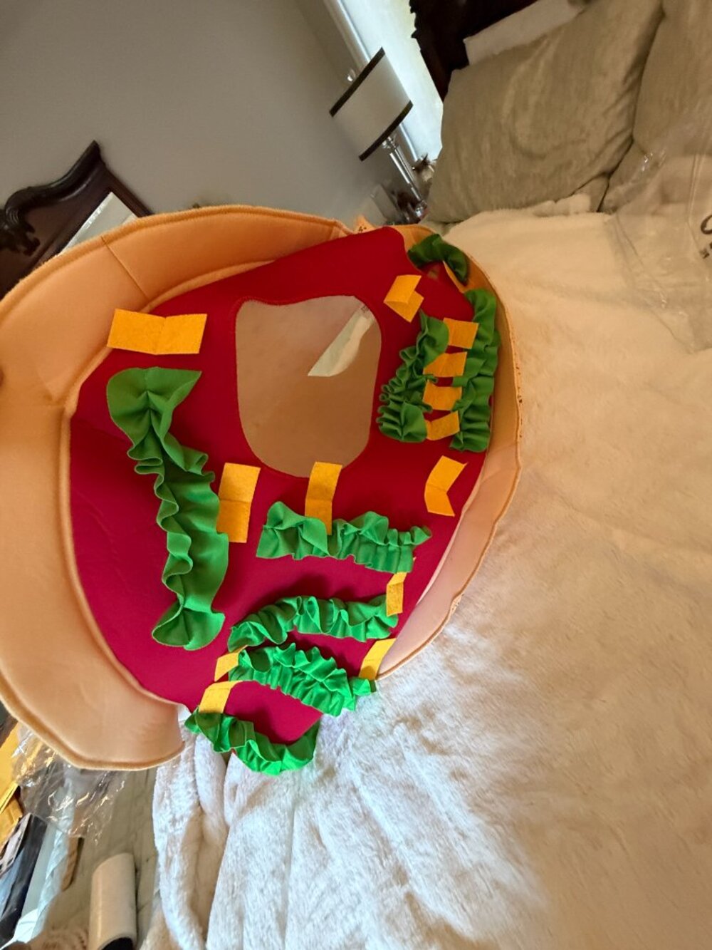 Delectable Adult Taco Halloween Costume Set with Mexican Sun-Staches EyeGlasses